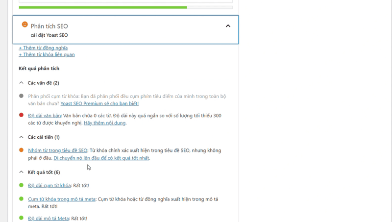 huong-dan-cai-dat-va-su-dung-mot-so-tinh-nang-plugin-yoast-seo-5 Các vấn đề và cần cải thiện cho SEO