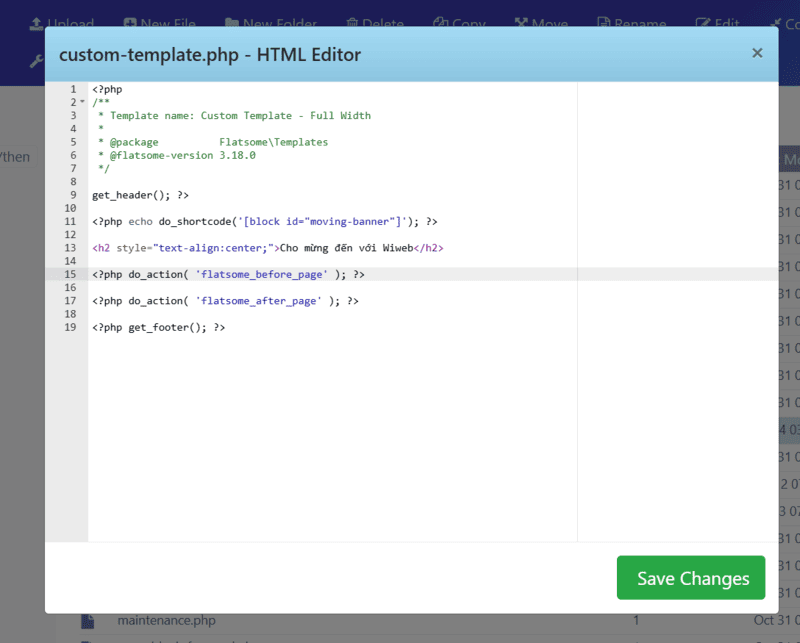 huong-dan-tao-custom-page-template-trong-wordpress-1-1 Thêm nội dung bằng cách kết hợp các hàm php và HTML
