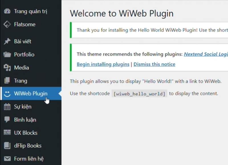 huong-dan-tao-plugin-wordpress-co-ban-tu-a-z-5 Content ở trang quản trị và ở thanh công cụ