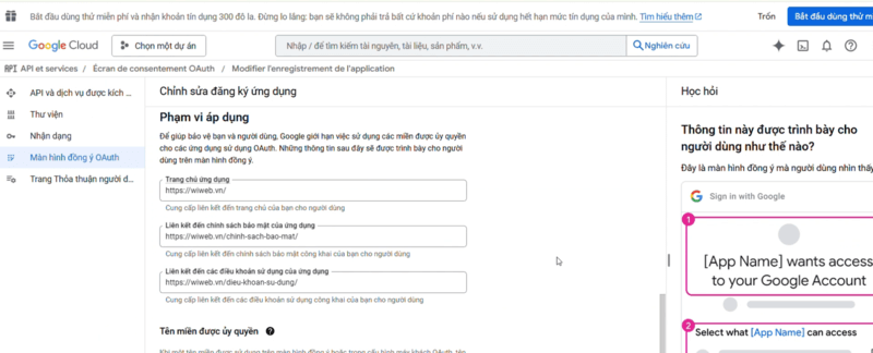 huong-dan-them-tinh-nang-dang-nhap-bang-google-6 Nhập thông tin ứng dụng