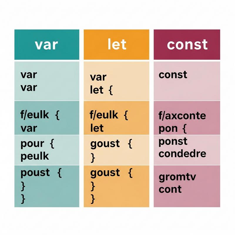 so-sanh-chi-tiet-var-let-va-const-su-khac-nhau-cot-loi So sánh chi tiết var, let và const: Sự khác nhau cốt lõi