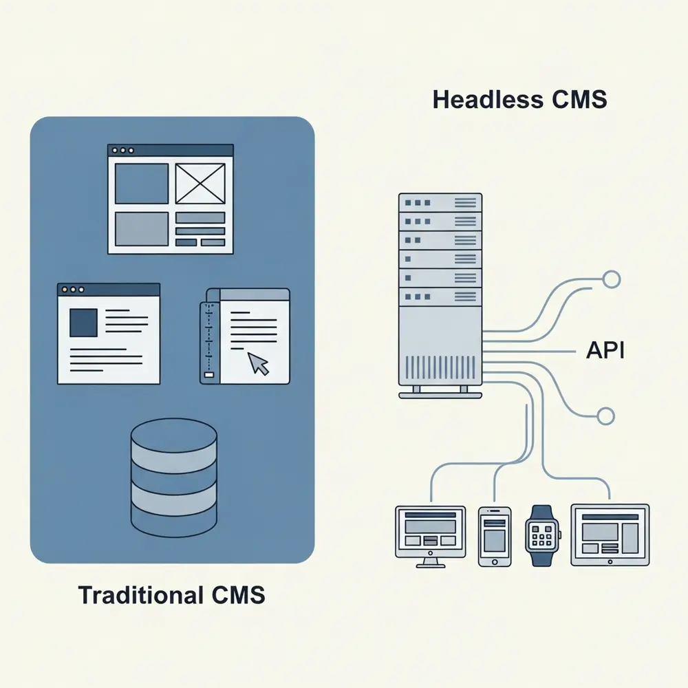 so-sanh-headless-cms-va-cms-truyen-thong-monolithic-cuoc-doi-dau-kien-truc So sánh Headless CMS và CMS truyền thống (Monolithic): Cuộc đối đầu Kiến trúc