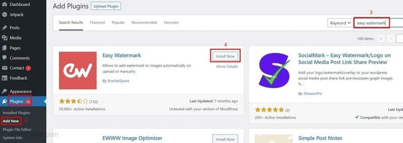 watermark-cho-wordpress-2-1 Cài đặt Easy Watermark